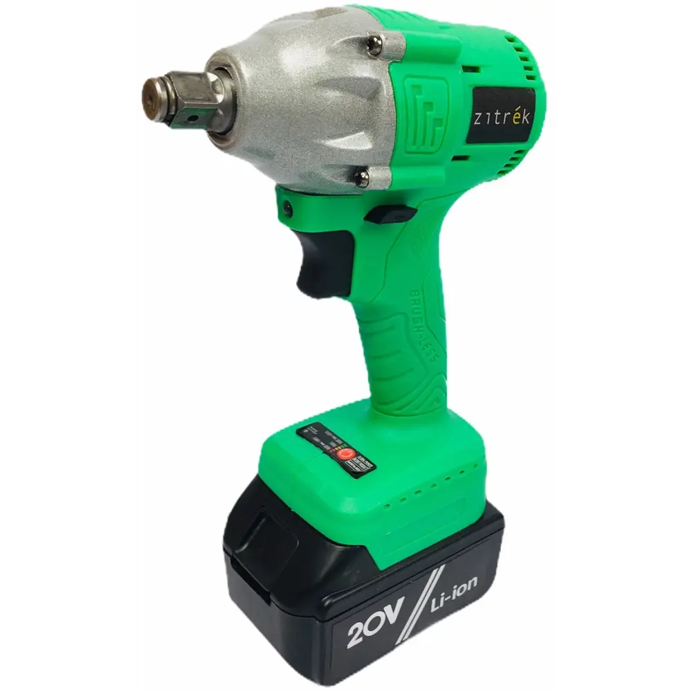 Гайковерт аккумуляторный ударный Zitrek Crusher 20-Li, 20 В Li-Ion 1x4 Ач, 200 Нм STLM-2027909