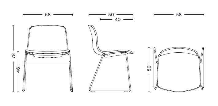 Мягкий стул для саней Hay About a Chair ARCH-00144616 - Вид №4