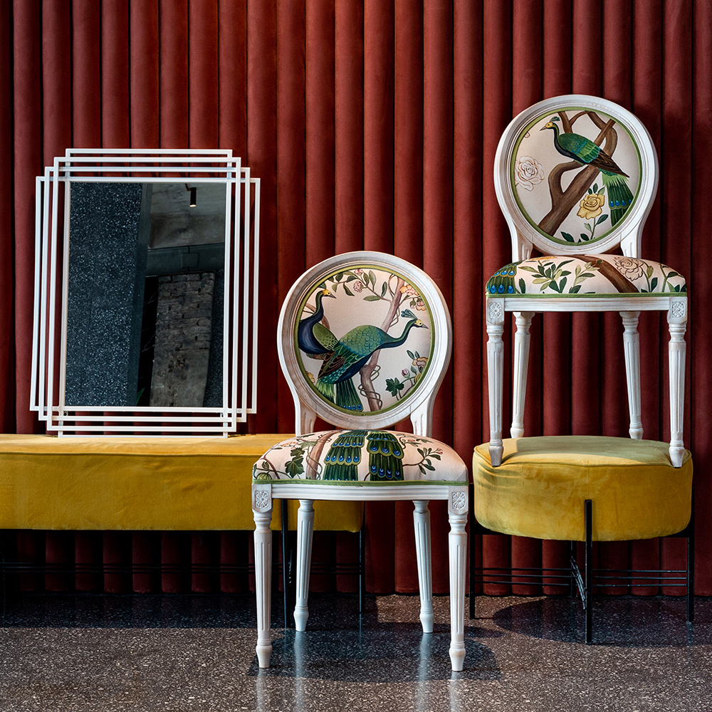 21060743 Стул «Индокитайский зелёный павлин» (версия 1) Object Desire  - Вид №8