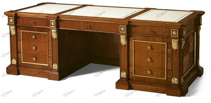 OAK Письменный стол из красного дерева с ящиками Galleria sun-id-1505294