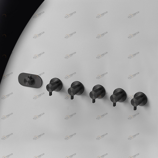 Термостат для душа розовое золото TOOX Radomonte TXQ58C