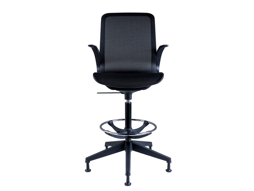 Регулируемый по высоте 5-спицевой офисный стул из нейлона® с подлокотниками Luxy SmartLight ARCH-00061603