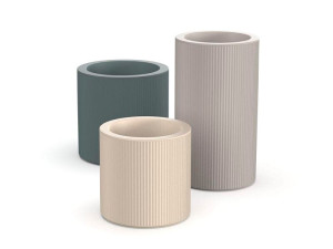 Круглый садовый горшок