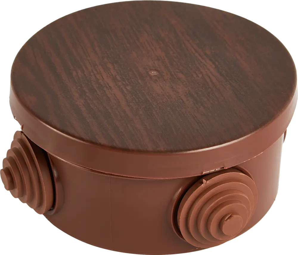 Распределительная коробка TDM открытого типа 85×40 мм в цвете венге 88582212