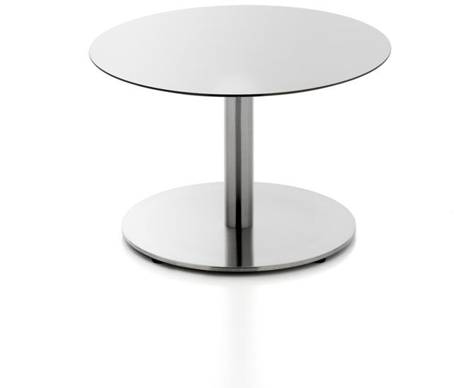 Kastel Низкий круглый журнальный столик из hpl Kaleox Kkk8tb - Вид №1