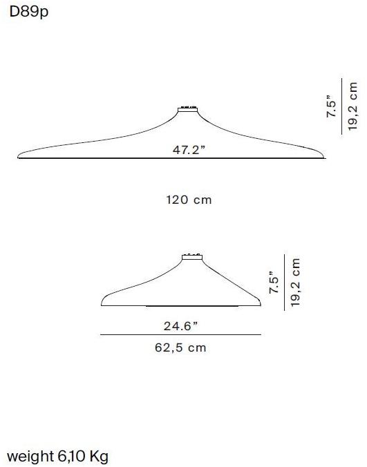 LUCEPLAN Светодиодный потолочный светильник из пенополиуретана Soleil noir D89p - Вид №1