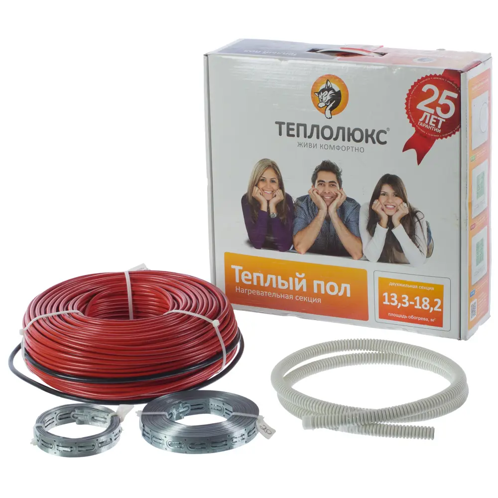 Нагревательный кабель для теплого пола Теплолюкс 85 м, 2000 Вт STLM-2016706 - Вид №1