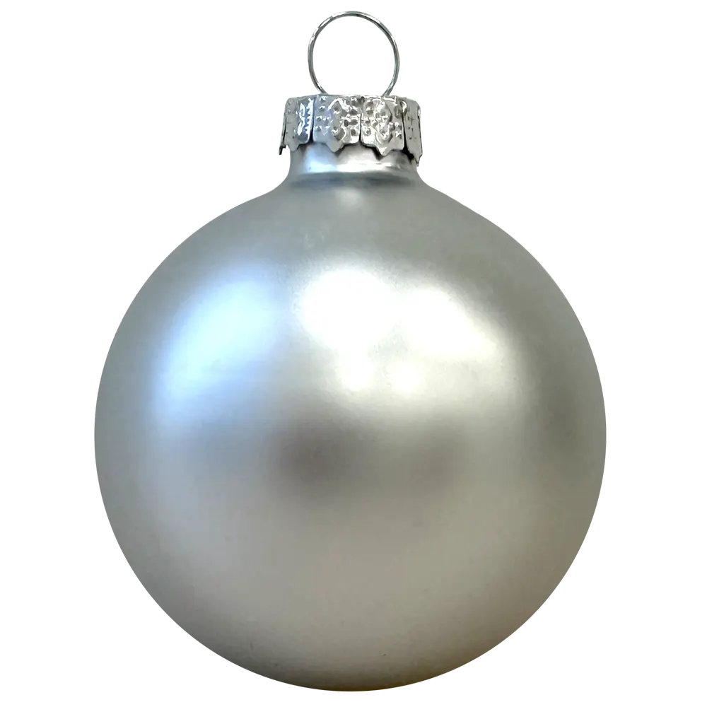 89381650 Набор елочных украшений Подвес ø5 см стекло серебряный 26 шт. STLM-1441038 Santreyd  - Вид №2