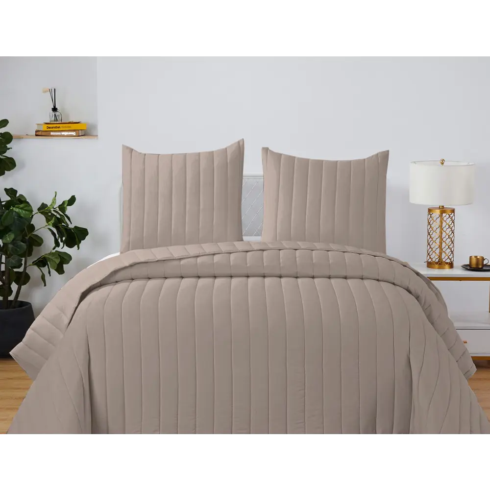 Покрывало Анды 215x240 см полиэстер цвет коричневый 88024180 STLM-2108202 Santreyd - Вид №4