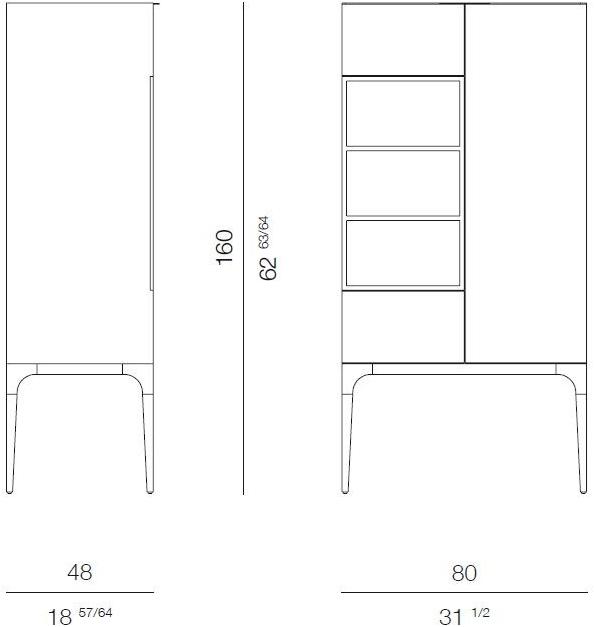 ROSSATO ARREDAMENTI Комод из черного дерева Home Rhc-02 - Вид №5