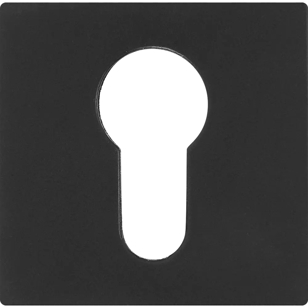 Накладка PALLADIUM X ET Black для скрытого монтажа дверных цилиндров 87099650 STLM-0073201