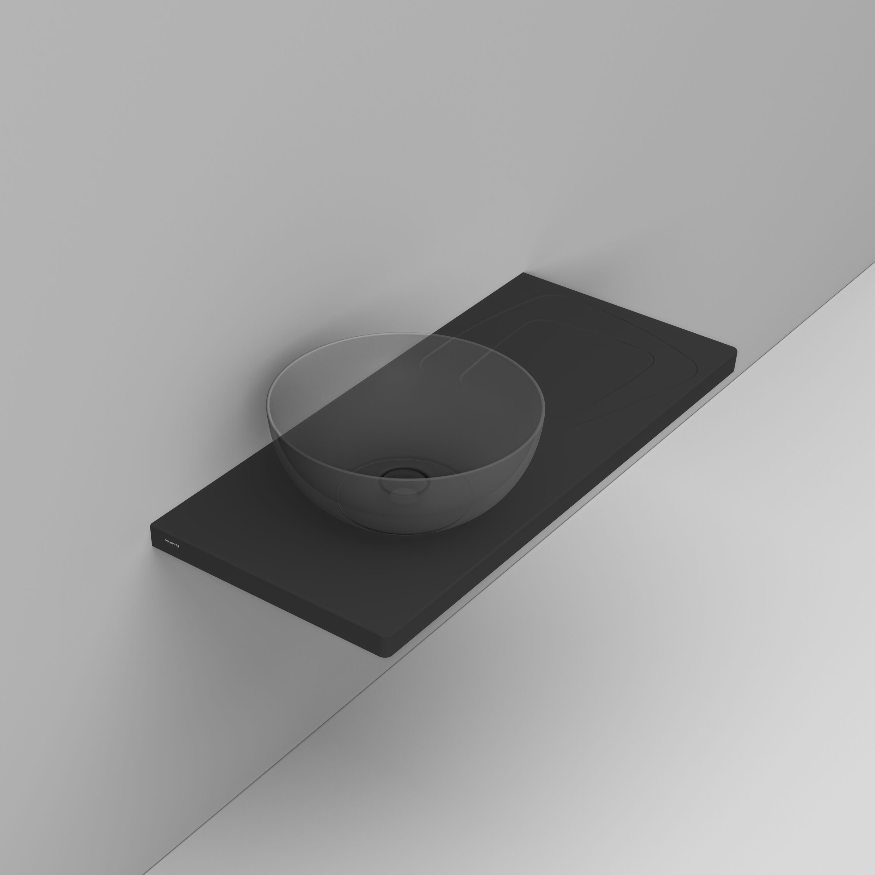 Керамическая столешница с одной раковиной Ceramica Dolomite за пределами ARCH-00062187 - Вид №3