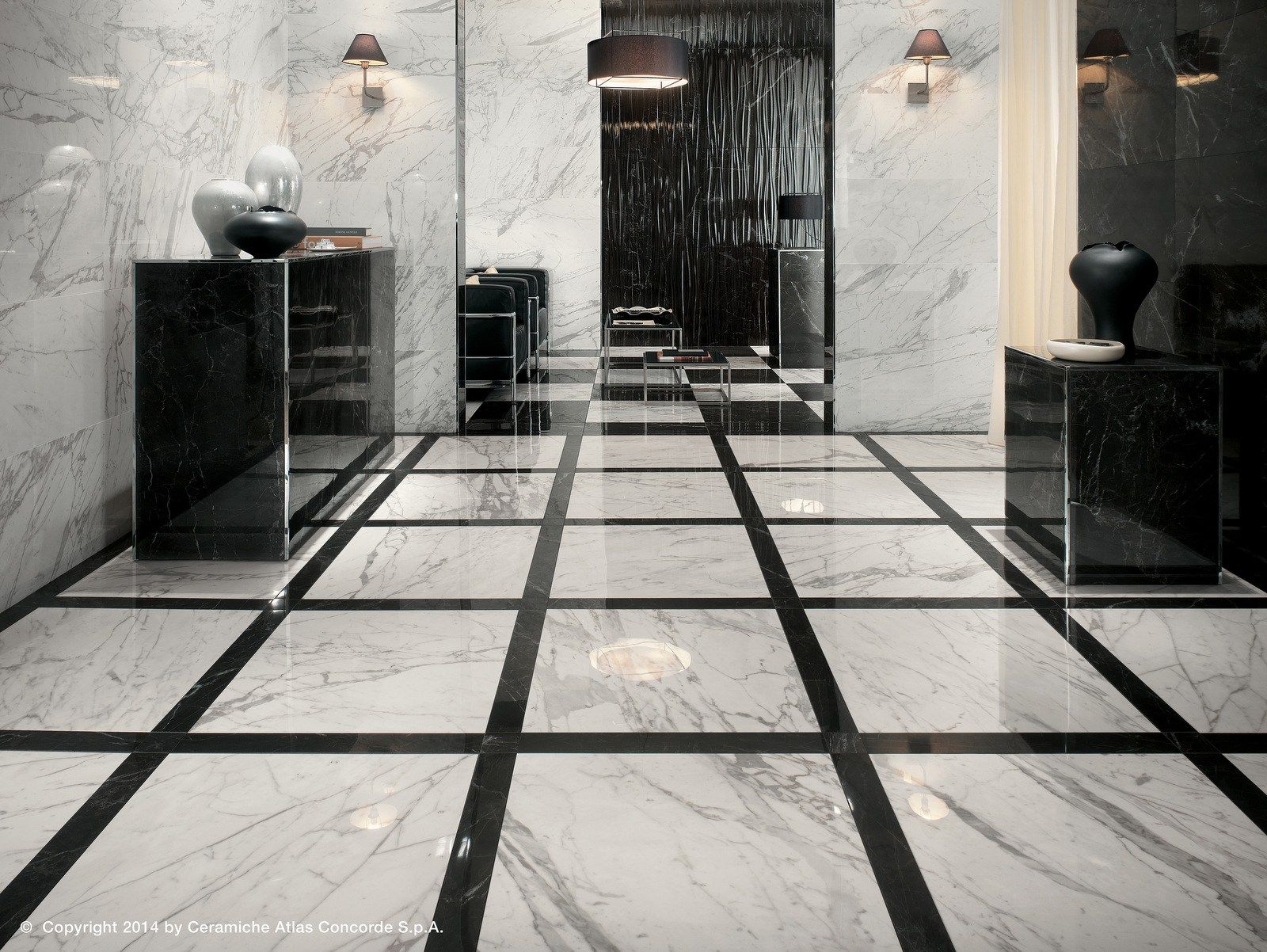 Пол из керамогранита с мраморным эффектом Atlas Concorde Marvel Pro ARCH-00098884 - Вид №10