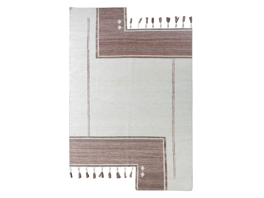 Прямоугольный ковер ручной работы из шерсти Jaipur Rugs Nomadic Threads ARCH-00131663