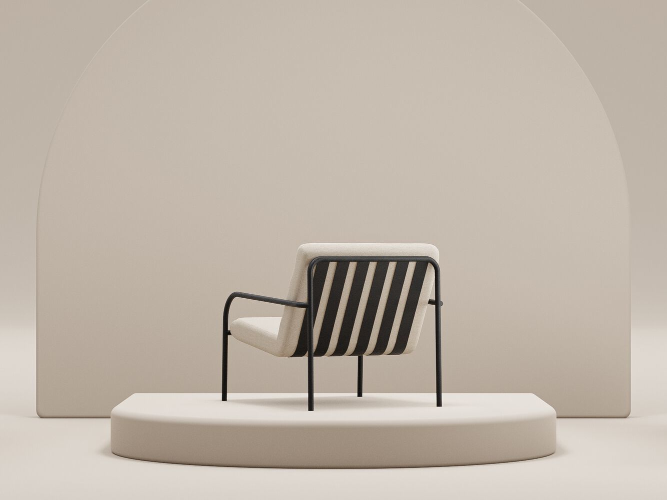 Стальной стул с порошковым покрытием с подлокотниками Metallbude DIEGO ARCH-00121641 - Вид №25