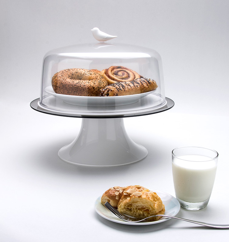 QL10189-GN Тортовница sparrow зеленая Qualy  - Вид №3