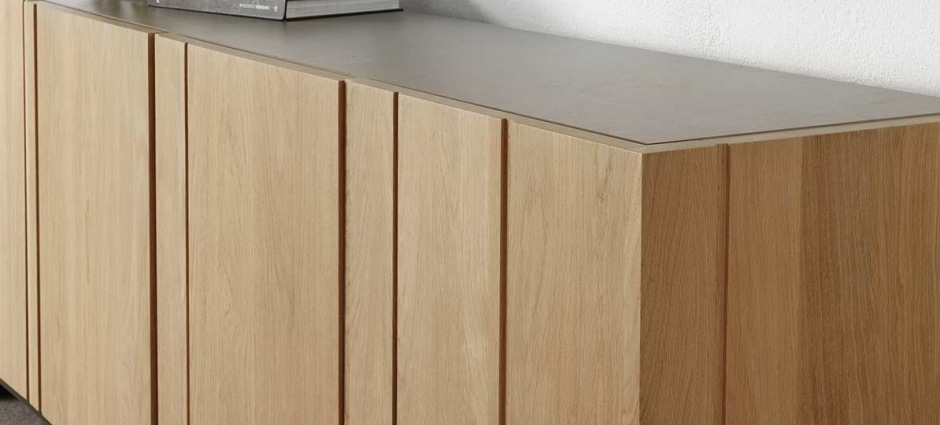 008741 Тумба под ТВ с 3 дверцами Expormim Solid - Вид №2