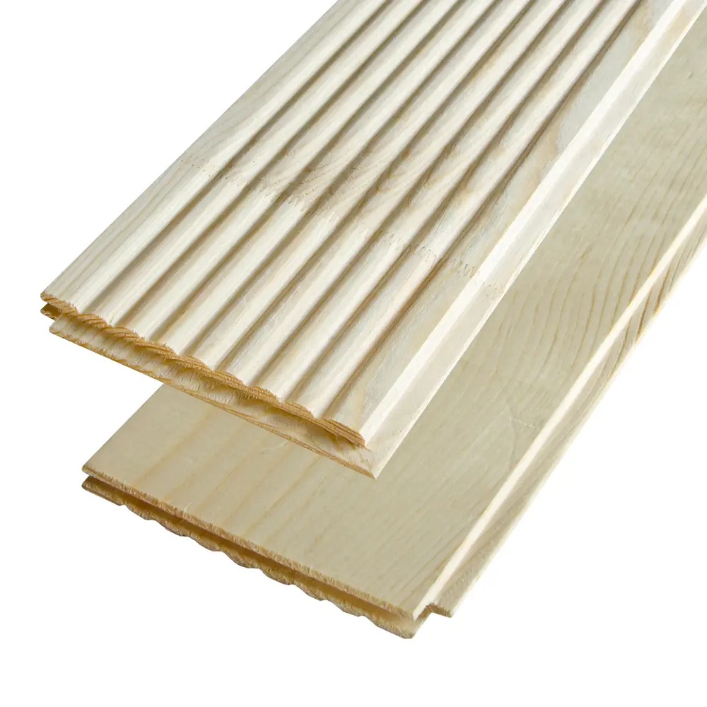 Деревянная панель 8x96x3000 мм хвоя сорт Экстра с фаской угла АРЕЛАН STLM-2091850 - Вид №3