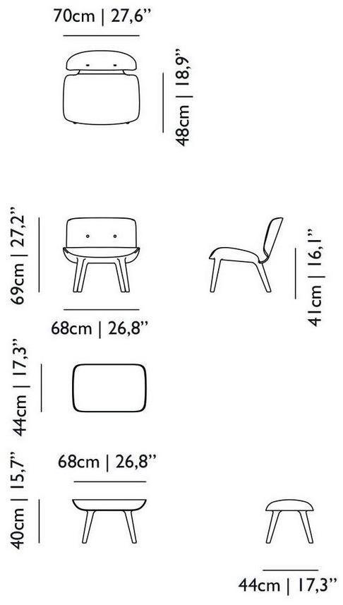 moooi Мягкое кресло Nut sun-id-1440177 - Вид №3
