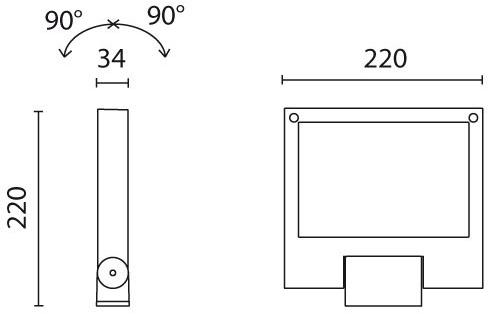 SIMES Светодиодный садовый светильник из алюминия Movit sun-id-1461972 - Вид №5