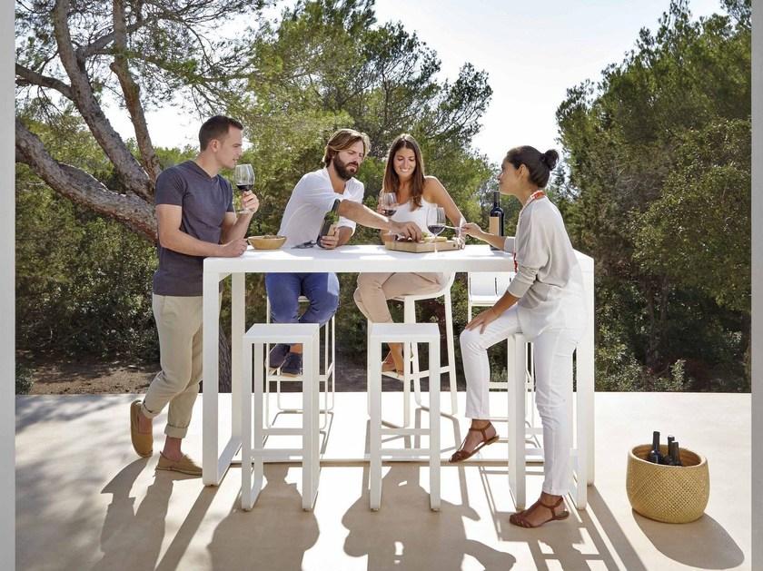 GANDIABLASCO Садовый стол из термо-лакированного алюминия Flat sun-id-1469300 - Вид №2