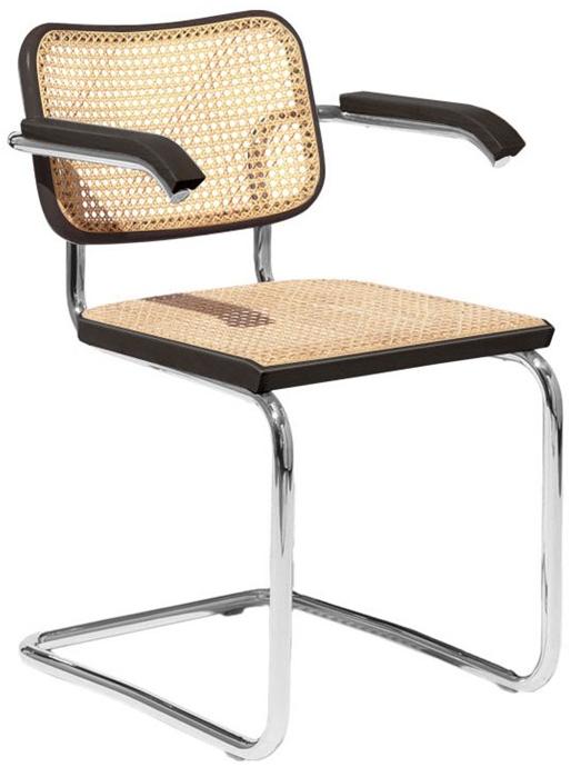 KNOLL Консольный стул из венской соломы с подлокотниками Cesca™ sun-id-1465153 - Вид №1