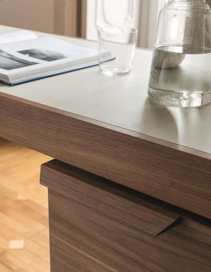 Porada Стол из орехового дерева с ящиками Iron sun-id-1355630 - Вид №4