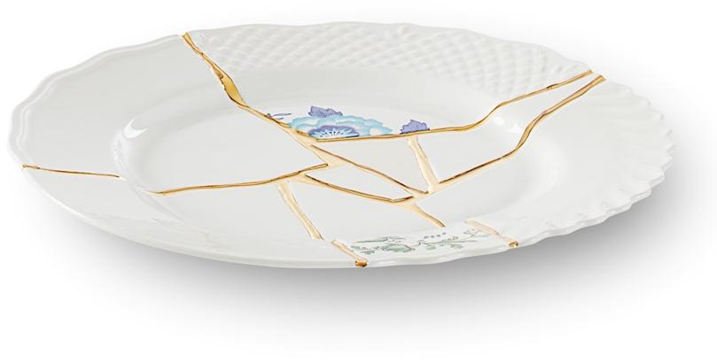 Seletti Фарфоровая тарелка Kintsugi sun-id-1360564 - Вид №3