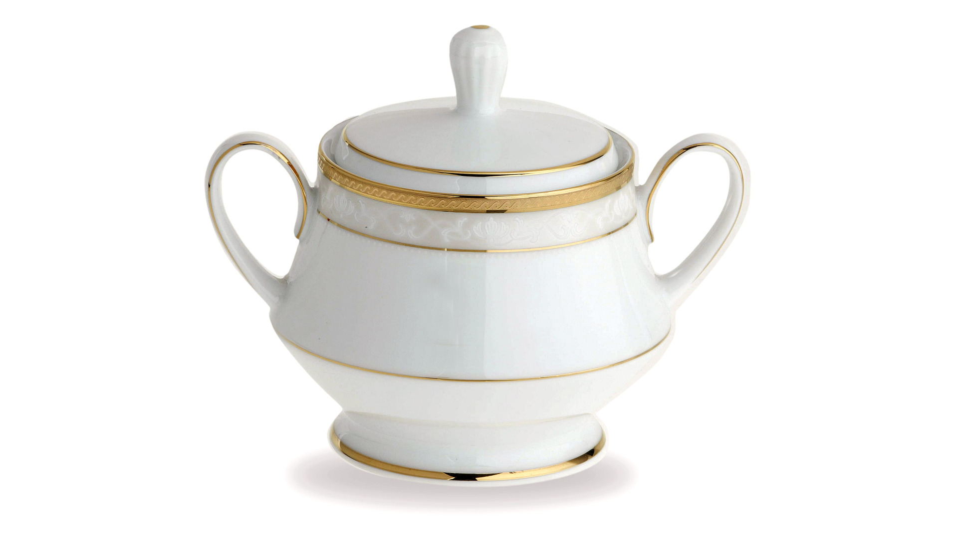 10665452 Noritake Сервиз чайный Noritake "Хэмпшир, золотой кант" на 6 персон 14 предметов Фарфор  - Вид №2