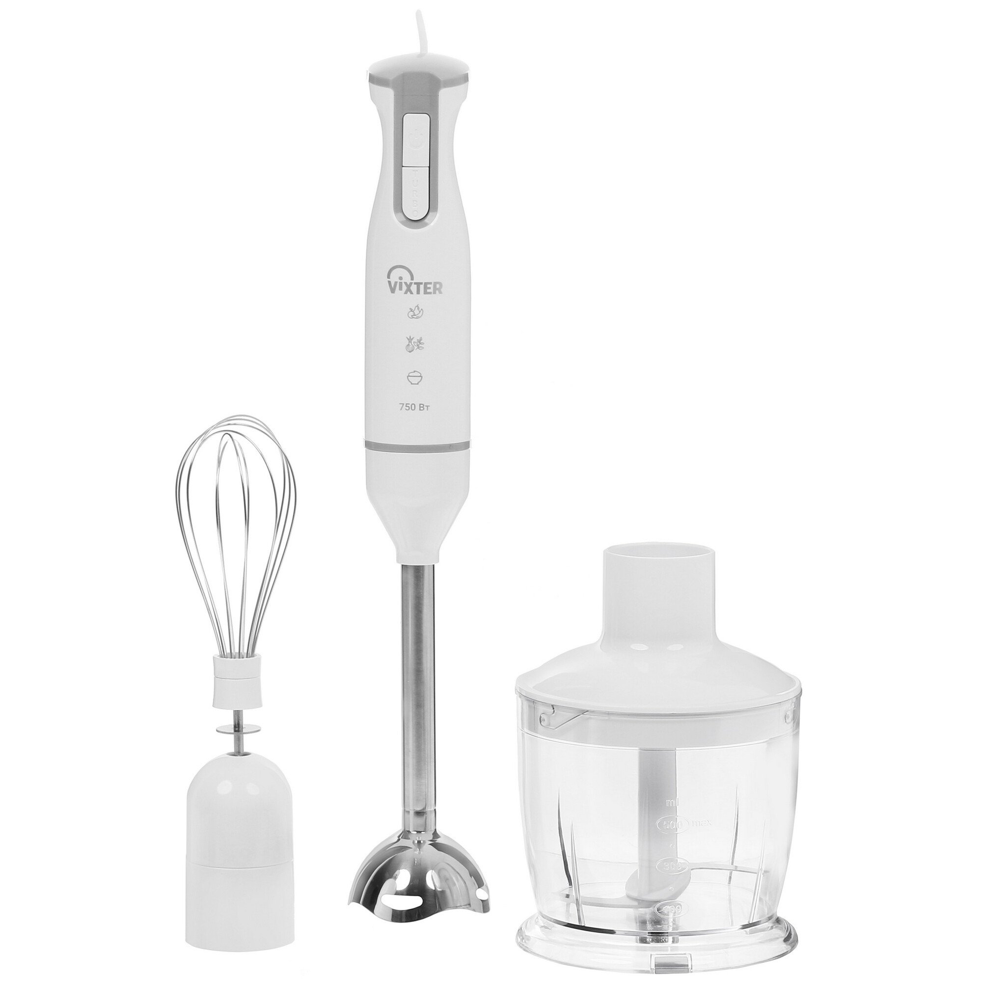 9952642 Блендер погружной VIXTER HBW-0864 белый STDN-0029762