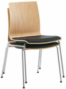 Sesta Штабелируемый стул для конференций из дерева Q-2 Q2-003