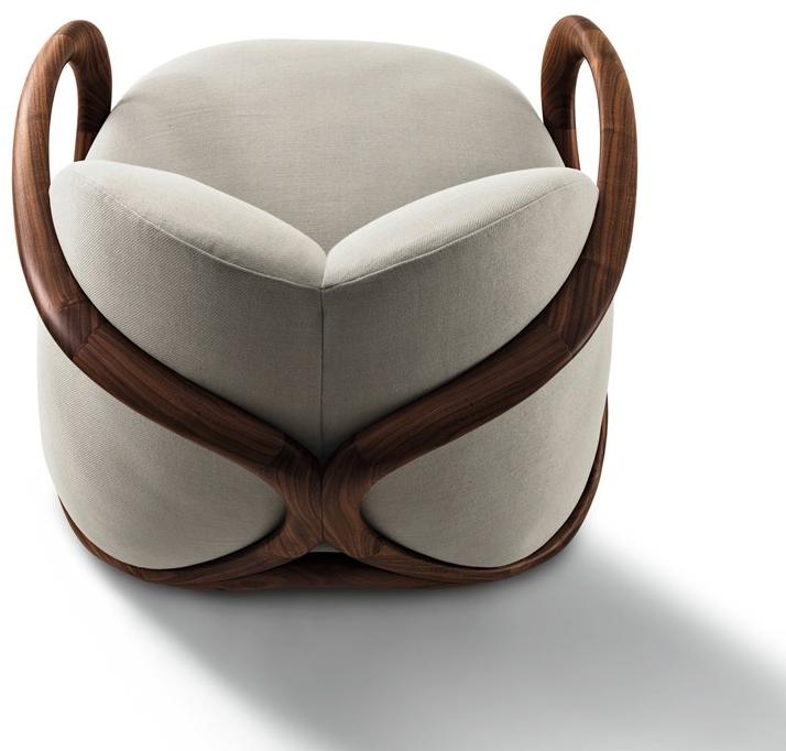 Giorgetti Кресло из ткани с подлокотниками sun-id-1372147 - Вид №2