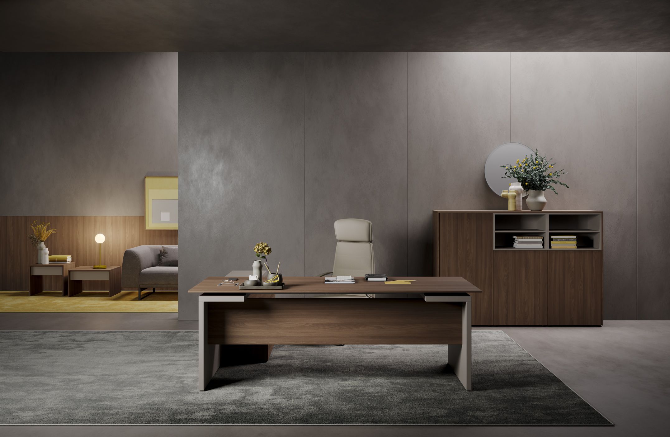 Исполнительный стол PROF тонкий ARCH-00139828 - Вид №18