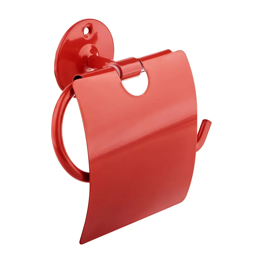 Держатель для туалетной бумаги Moroshka Trud закрытый цвет зелено-красный STLM-2097605