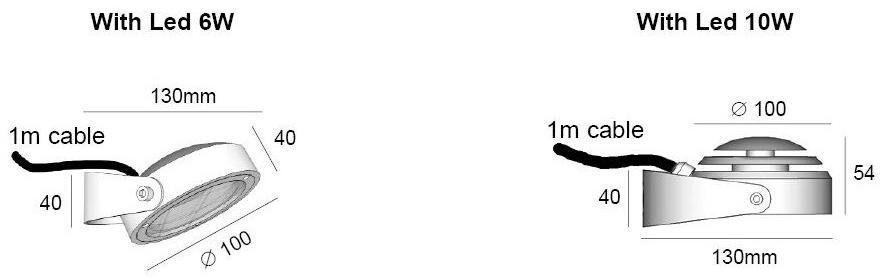 BEL-LIGHTING Регулируемый светодиодный проектор для улицы Salsa 8091 - Вид №4