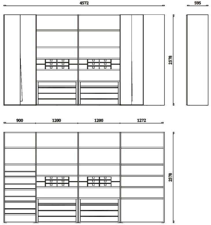 Febal Casa Угловой шкаф из меламина Elite sun-id-1382574 - Вид №4