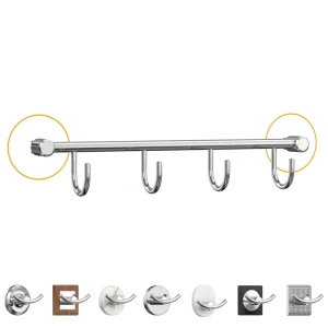 Держатель для полотенец Lemer You-Design 4 крючка цвет хром 82808596 STLM-2129006