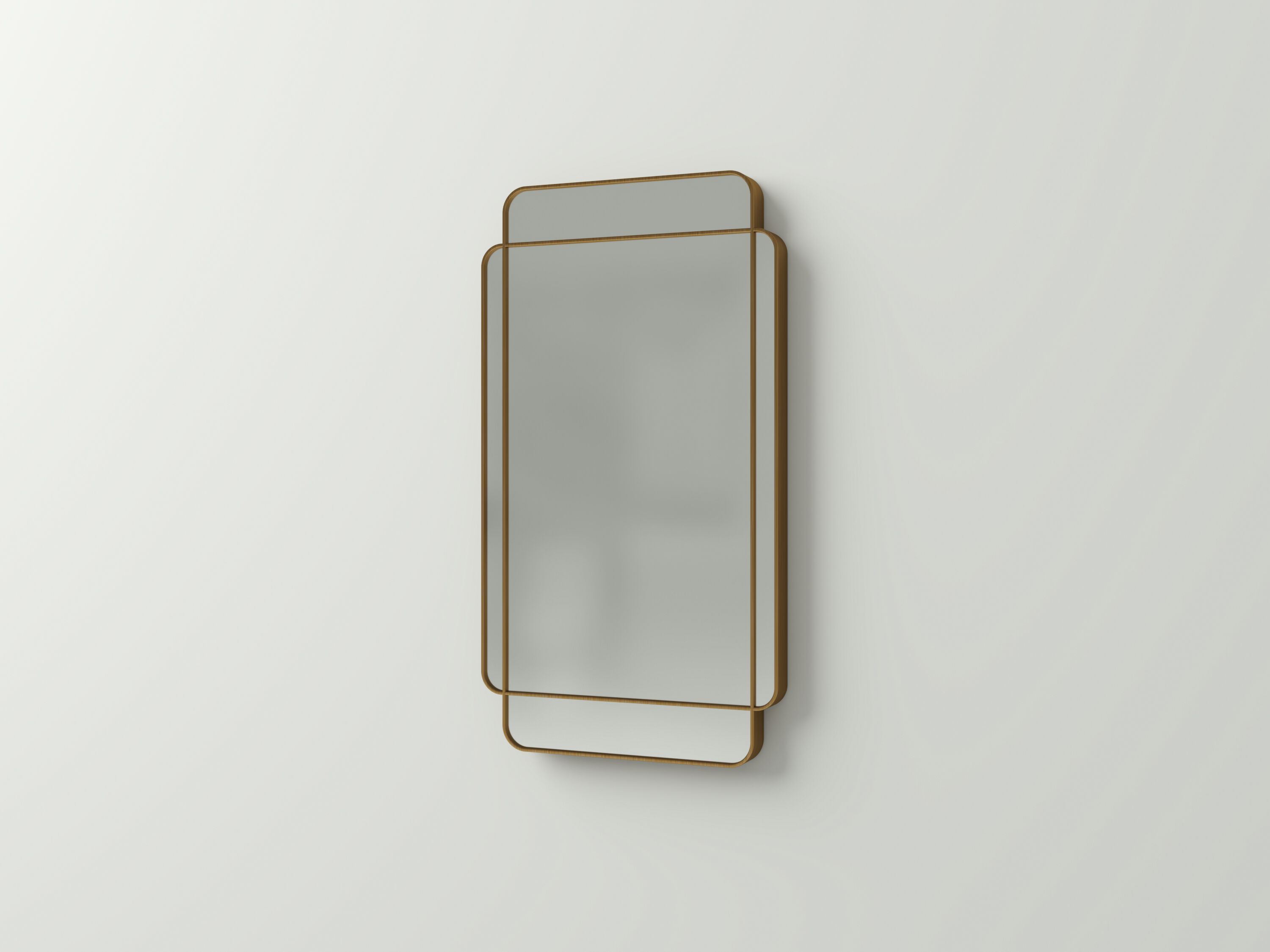 Прямоугольное настенное зеркало NITZAN HOME BAMBI ARCH-00013899 - Вид №1