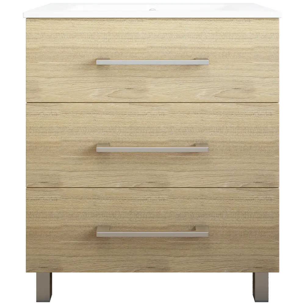 Тумба под раковину напольная Sanflor «Мадрид» 75x84 см цвет вяз STLM-2136381