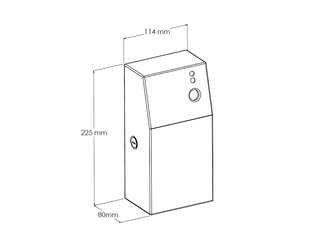 GSP018 Корпус освежителей воздуха STELLA, полированная сталь Merida  - Вид №1