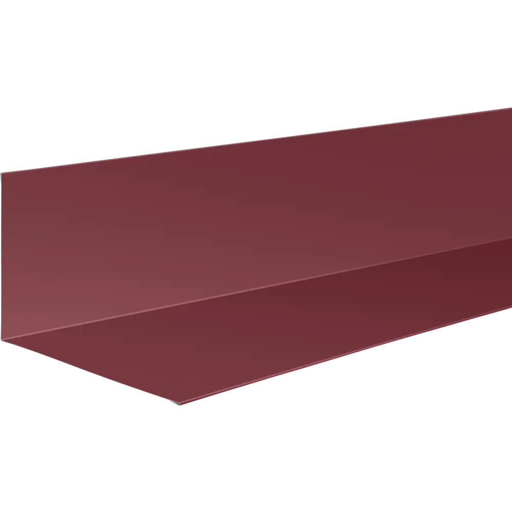Планка примыкания верхняя 147x250 мм 2 м 0.4мм RAL 3005 Красный 84427773 STLM-2172281 Santreyd 