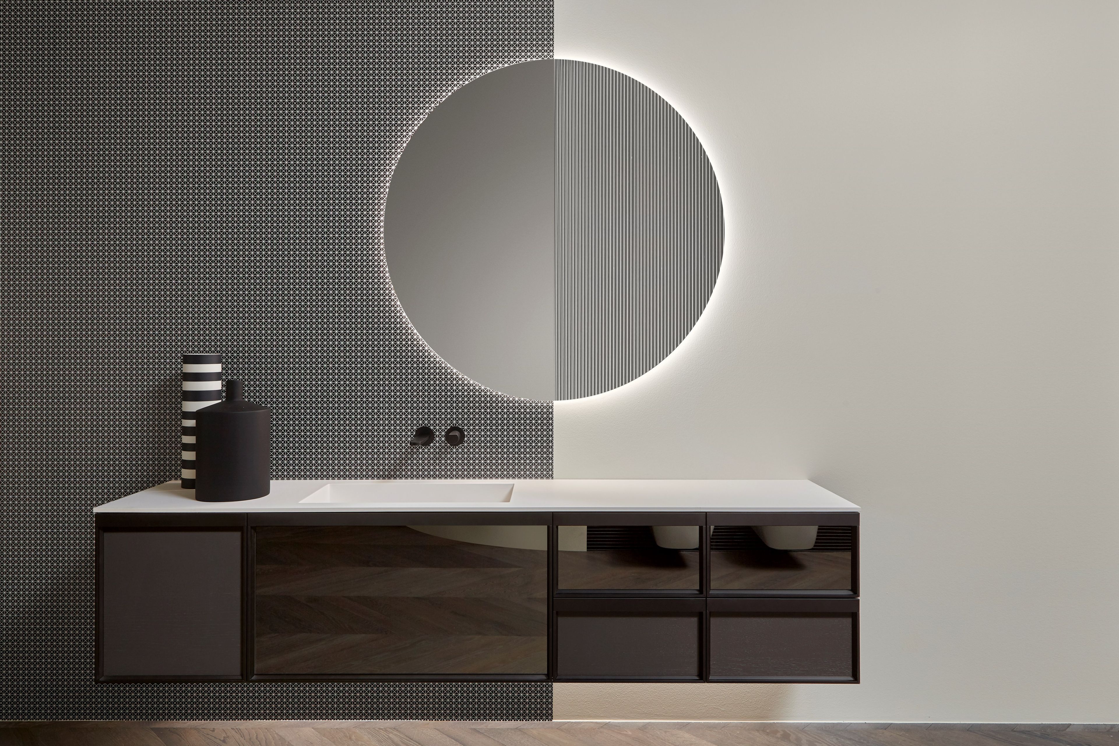 Круглое настенное зеркало для ванной комнаты Antoniolupi SUPERLUNA ARCH-00055014 - Вид №2