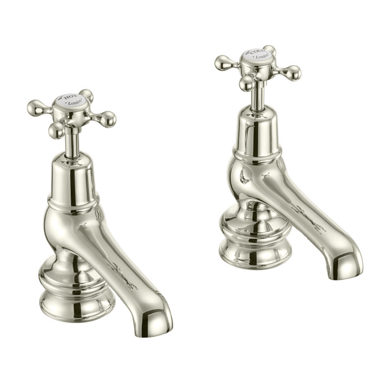 Burlington Кран для бассейна Claremont Regent 5 " Полный оборот с черным акцентом в Chrome CLR2 BLA  - Вид №4