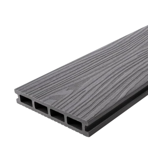 Террасная доска ДПК T-Decks цвет Серый 4000x150x25 мм двусторонний вельвет 0.6 м²