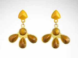 Corsi Design Серьги из синтетического материала Long stones