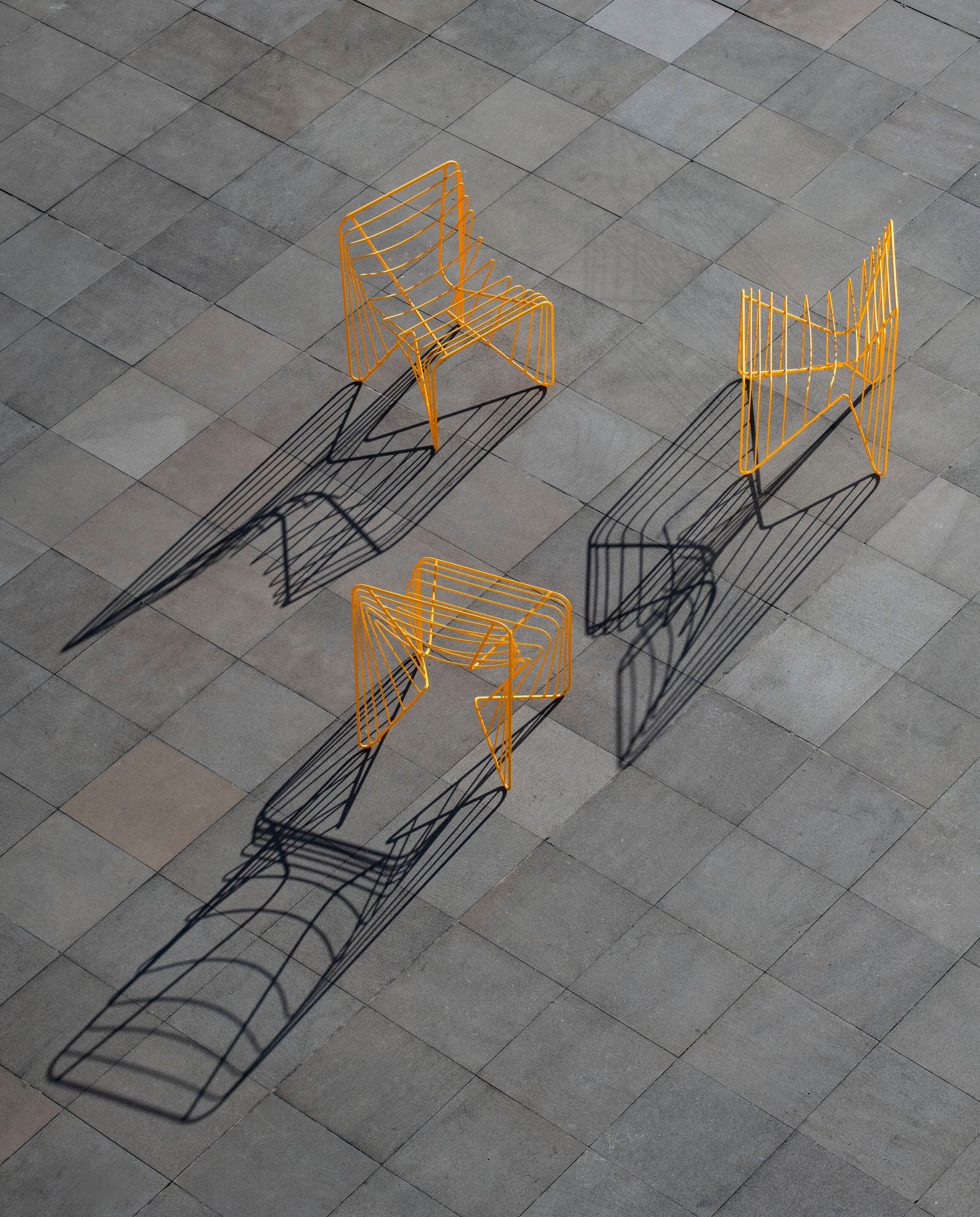 Стальной стул с порошковым покрытием iSimar Topos ARCH-00093370 - Вид №5