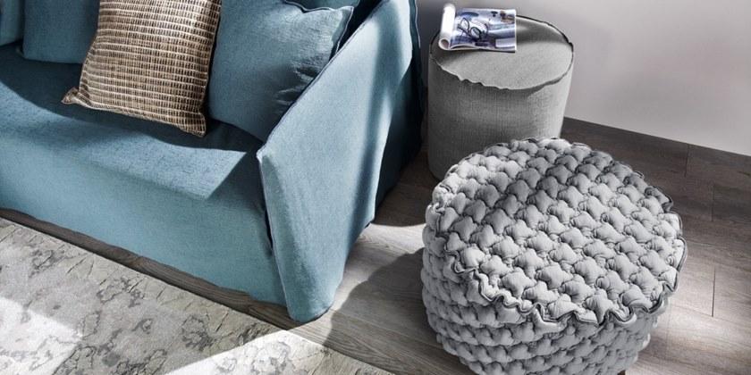 Gervasoni Круглый пуф со съемной крышкой Brick sun-id-1482039 - Вид №6