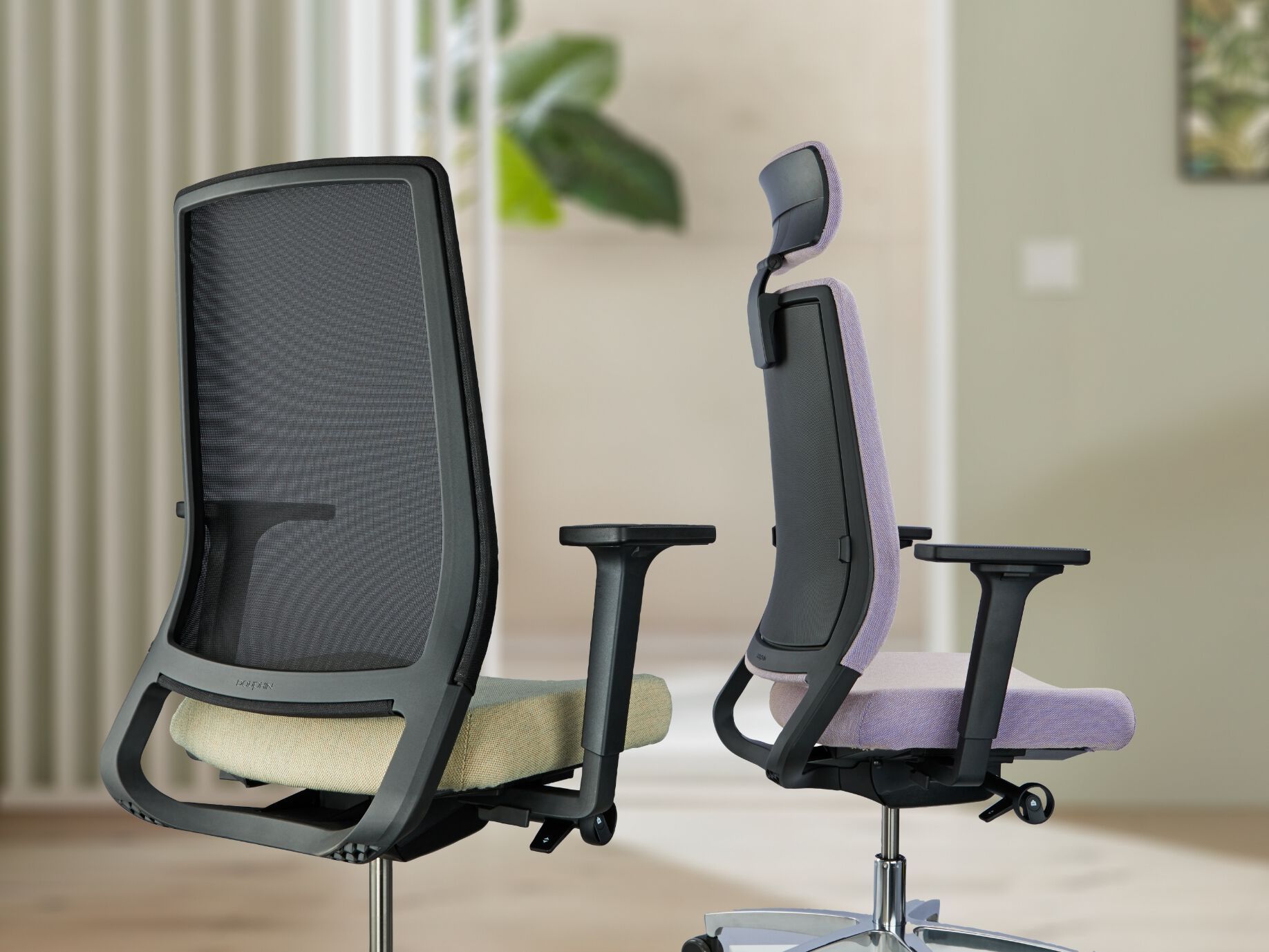 5 спиц поворотный офисный стул с колесами Dauphin сиквел ARCH-00029366 - Вид №1