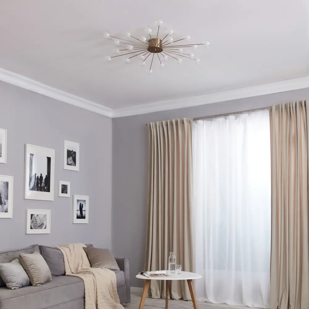 Люстра Freya Celebrity — 24-ламповое золотое освещение для просторных интерьеров 88241804 STLM-0932816 - Вид №10