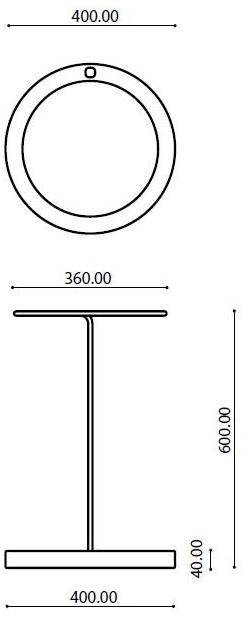 PAOLELLI GARDEN Напольная подставка для зонтов из оцинкованной стали Cimento 53 5333 - Вид №1